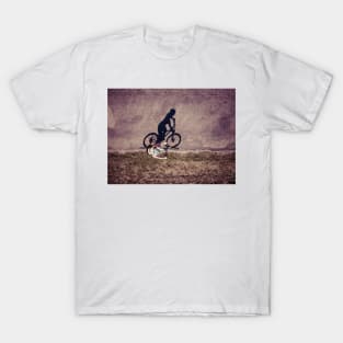 Cyclist on the road T-Shirt